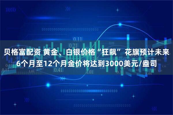 贝格富配资 黄金、白银价格“狂飙” 花旗预计未来6个月至12个月金价将达到3000美元/盎司
