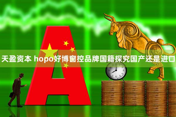 天盈资本 hopo好博窗控品牌国籍探究国产还是进口